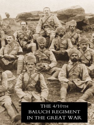 cover image of The 4/10th Baluch Regiment in the Great War